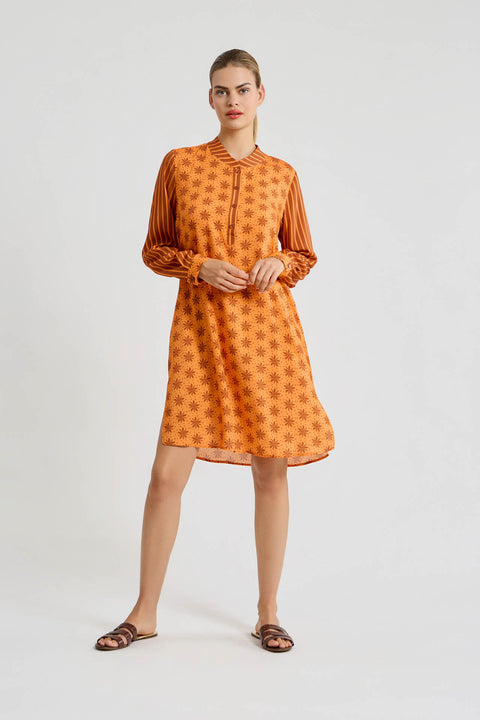 Mix Prints mini φόρεμα με ΜΑΟ ΓΙΑΚΑ