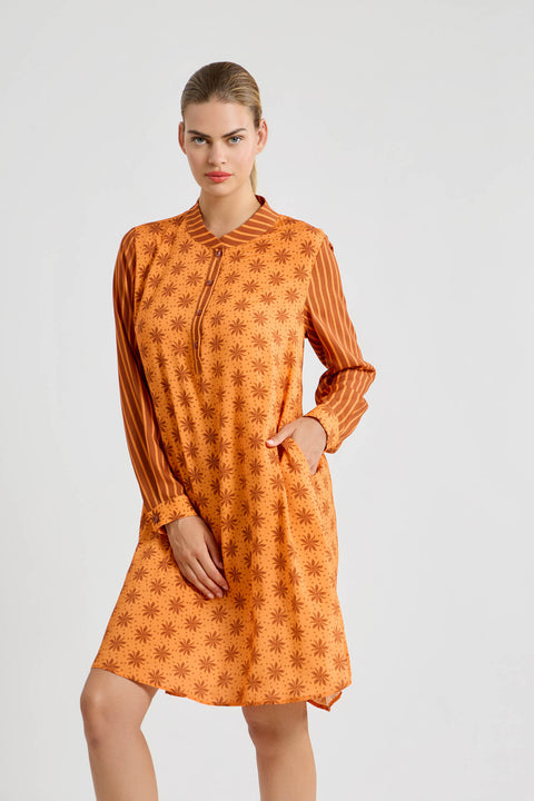 Mix Prints mini φόρεμα με ΜΑΟ ΓΙΑΚΑ
