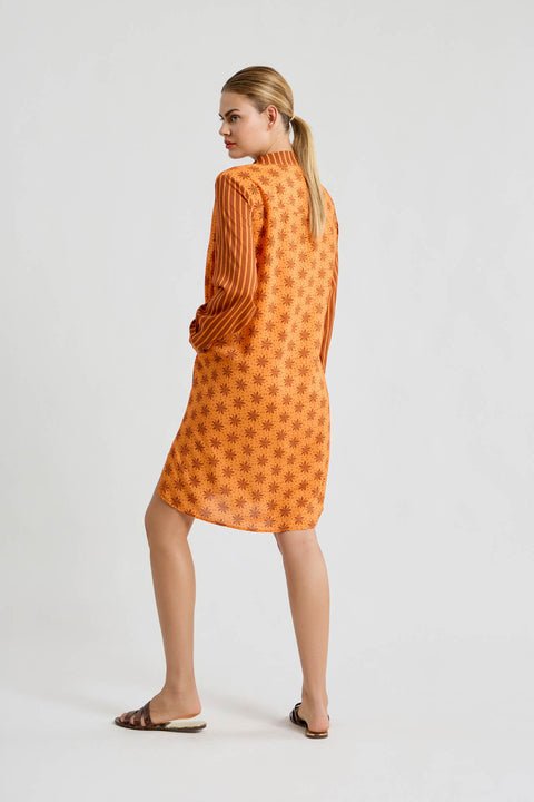 Mix Prints mini φόρεμα με ΜΑΟ ΓΙΑΚΑ