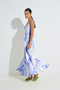 Women's Sleeveless Maxi Dress in Splash print
