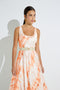Women's Sleeveless Maxi Dress in Splash print