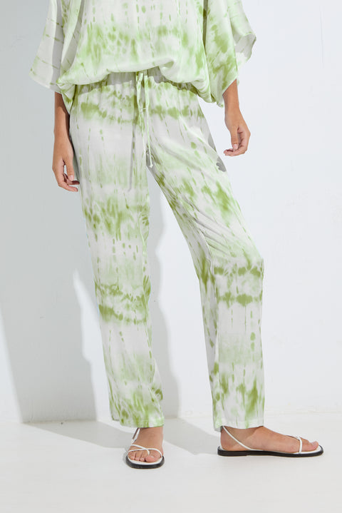 Women’s Tie-Dye Elastic Waist Trousers