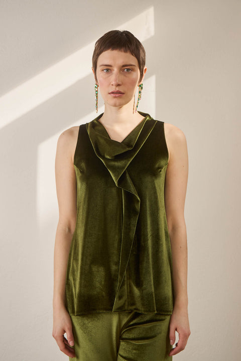 Αμάνικο Τοπ από Βελούδο