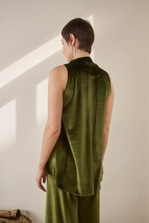 Αμάνικο Τοπ από Βελούδο