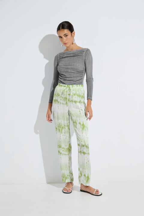 Women’s Tie-Dye Elastic Waist Trousers