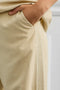 Women's Trousers with Side Trim – Light Texture, Effortless Elegance