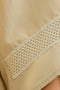 Women's Relaxed-Fit Blouse with Trim and Metallic Fibers