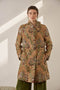 Coat with Velvet Brocade