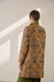 Coat with Velvet Brocade