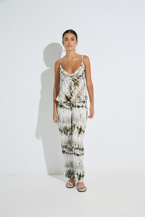 Women’s Tie-Dye Elastic Waist Trousers