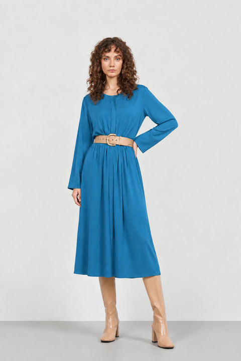 Oversized μαξι φόρεμα με κρυφή πατιλέτα.