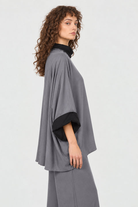 Oversized μπλούζα διπλής όψης