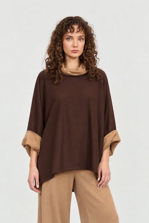 Oversized μπλούζα διπλής όψης