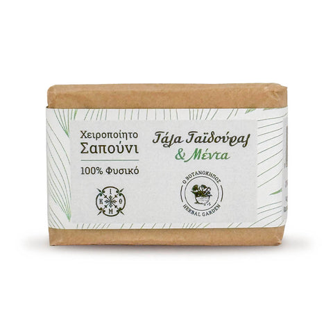Σαπούνι Γάλα Γαϊδούρας με βρώμη, μέλι και αιθέριο έλαιο μέντας