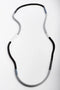 Beyond Simplicity Aluminium multi colour tube Long Necklace K1827