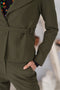 Σακάκι μεσάτο με ζώνη με ιδιαίτερο κόψιμο στο γιακά | Ρούχα σχεδιασμένα και ραμμένα στην Ελλάδα | 210 34 16 320 | Semiology.gr - The Sophisticated Fashion Brand