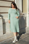 Viscose γυναικείο φόρεμα με ιδιαίτερα κοψίματα στο πλάι | Plus size women clothes | info@semiology.gr